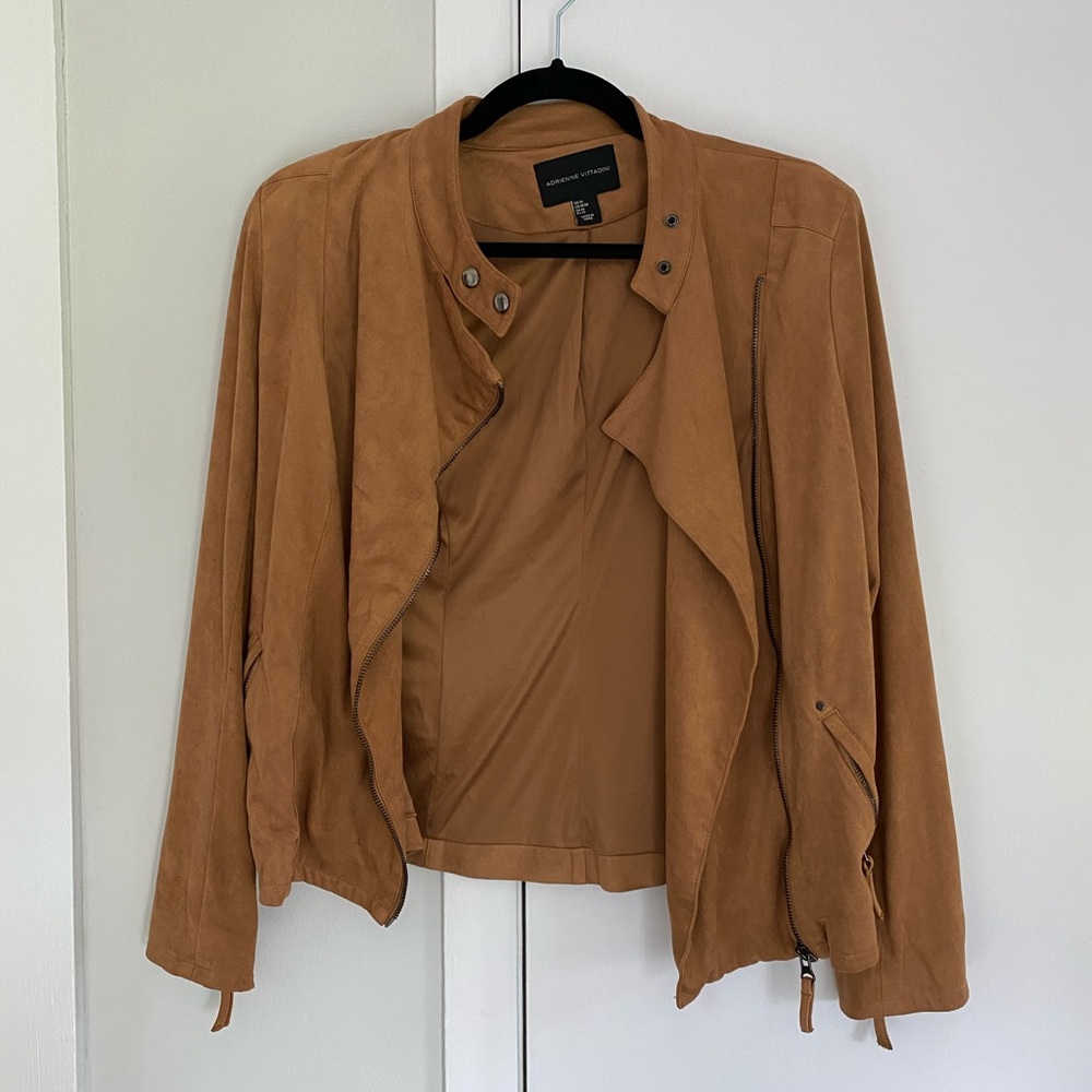 Adrienne Vittadini Faux Suede Jacket